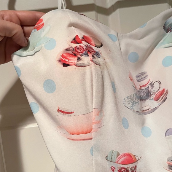 Yumi Tea and Macaroons Bandeau Dress - Size 6 - Picture 3 of 4